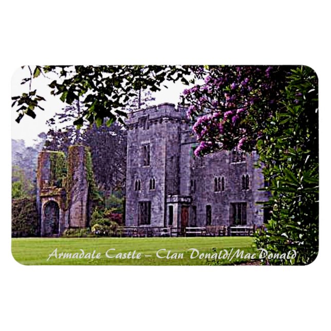 Imán Castillo Armadale del clan escocés Donald/MacDonal (Horizontal)