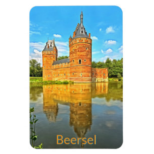 Imán Castillo Beersel en Bélgica pintura digital