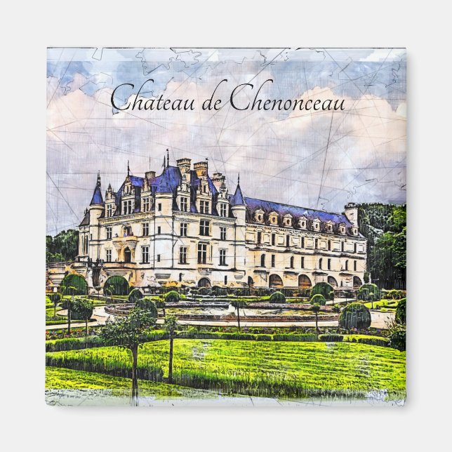 Imán Castillo Chenonceau. Francia. (Frente)