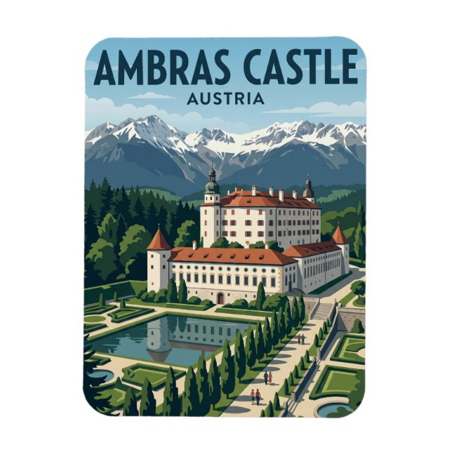 Imán Castillo de Ambras Austria (Vertical)