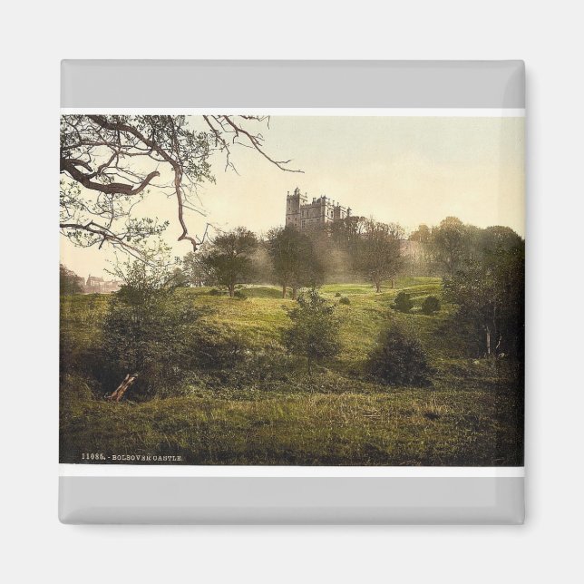 Imán Castillo de Bolsover, Derbyshire, Inglaterra, raro (Frente)