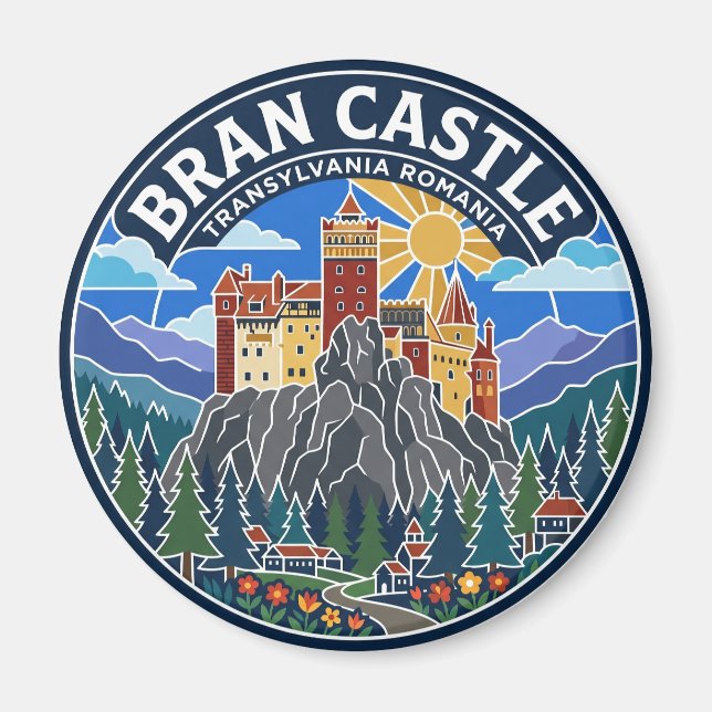 Imán Castillo de Bran Rumania (Frente)