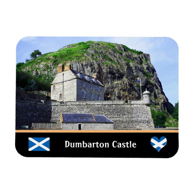 Imán Castillo de Bumbarton, Roca Dumbarton / Escocia (Horizontal)