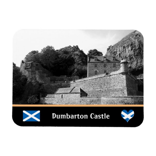 Imán Castillo de Bumbarton, Roca Dumbarton / Escocia (Horizontal)