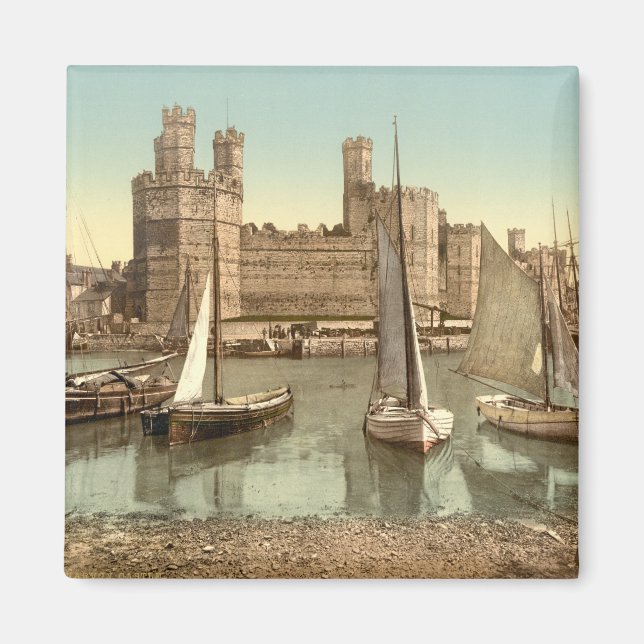 Imán Castillo de Caernarfon II, Gwynedd, Gales (Frente)