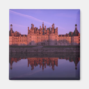 Imán Castillo de Chambord al atardecer, Valle del Loira