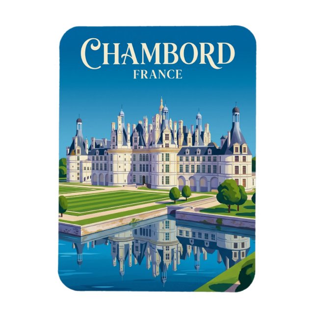 Imán Castillo de Chambord Francia (Vertical)