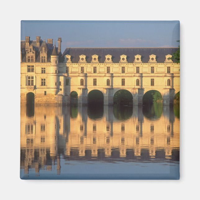 Imán Castillo de Chenonceau, Río Cher, Loir-et-Cher, (Frente)