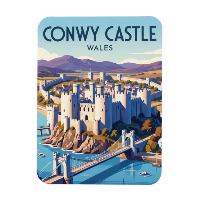 Imán Castillo de Conwy, Gales (Vertical)