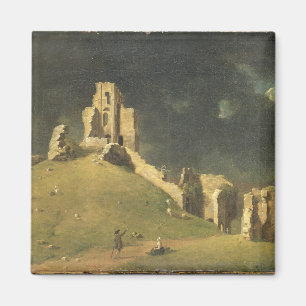 Imán Castillo de Corfe, Dorset, 1764 (aceite en lona)