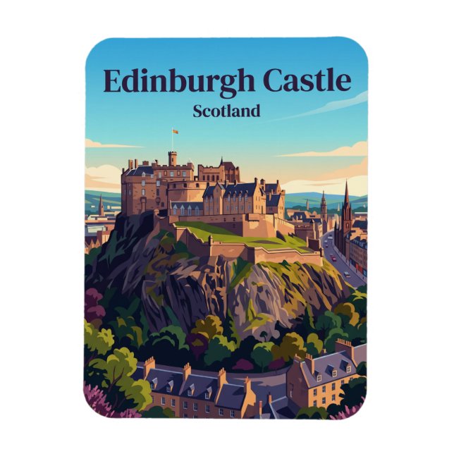 Imán Castillo de Edimburgo Escocia (Vertical)
