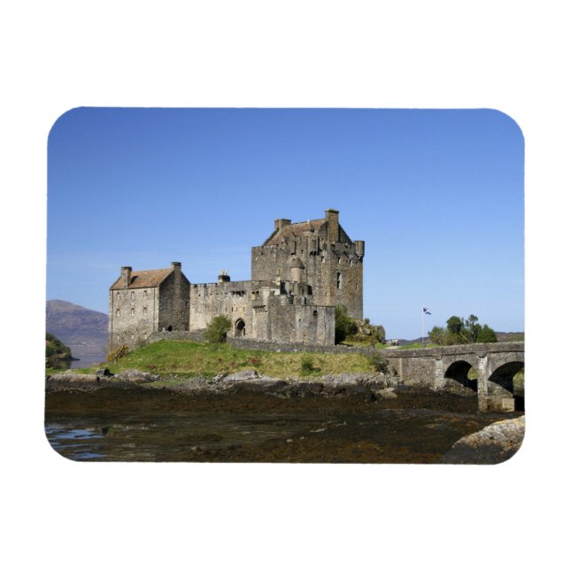 Imán Castillo de Eilean Donan, Escocia. El famoso Eilea (Horizontal)