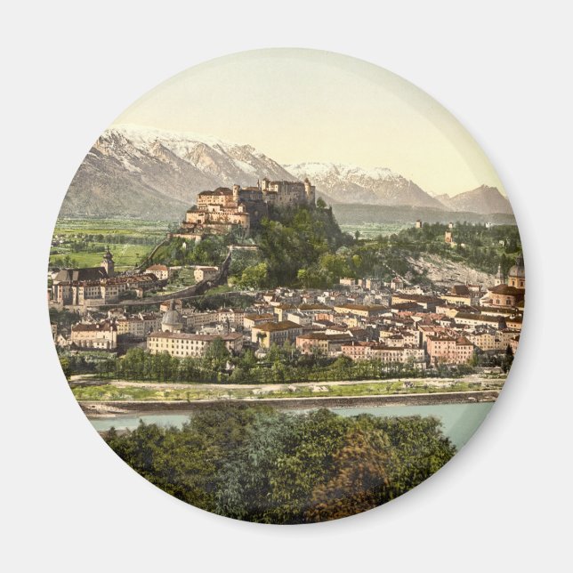 Imán Castillo de Hohensalzburg, Salzburgo, Austria (Frente)