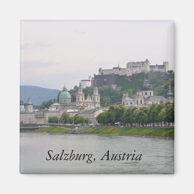 Imán Castillo de Hohensalzburg, Salzburgo, Austria (Frente)