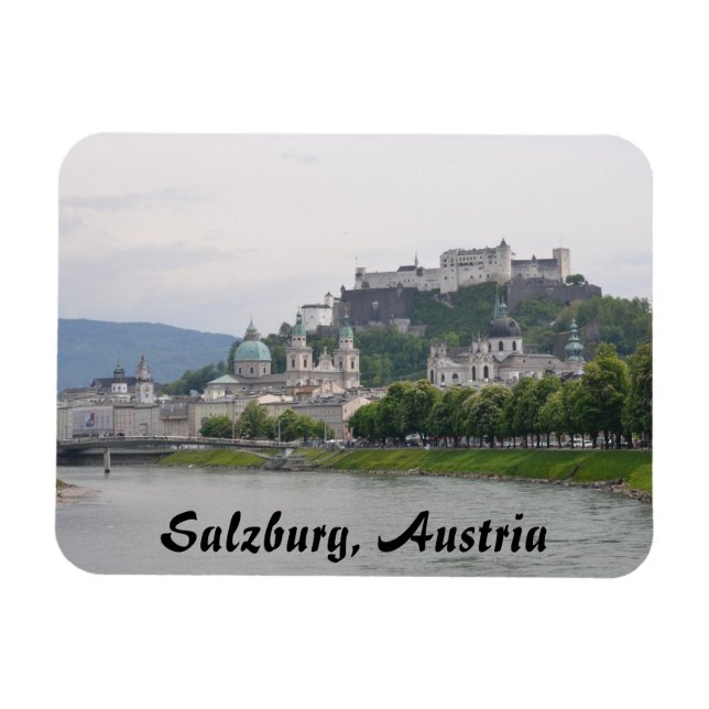 Imán Castillo de Hohensalzburg, Salzburgo, Austria (Horizontal)