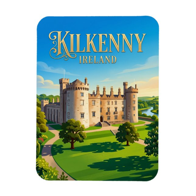 Imán Castillo de Kilkenny Irlanda (Vertical)