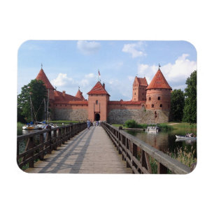 Imán Castillo de la isla de Trakai - LITUANIA —