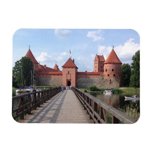 Imán Castillo de la isla Trakai - LITHUANIA — (Horizontal)