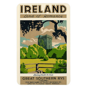 Imán Castillo de la lisonja de Irlanda del poster del
