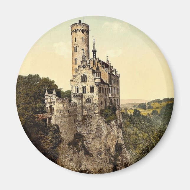 Imán Castillo de Lichtenstein, Wurtemburg, oficina de A (Frente)
