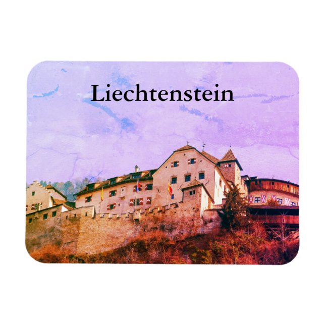 Imán Castillo de Liechtenstein Vaduz (Horizontal)