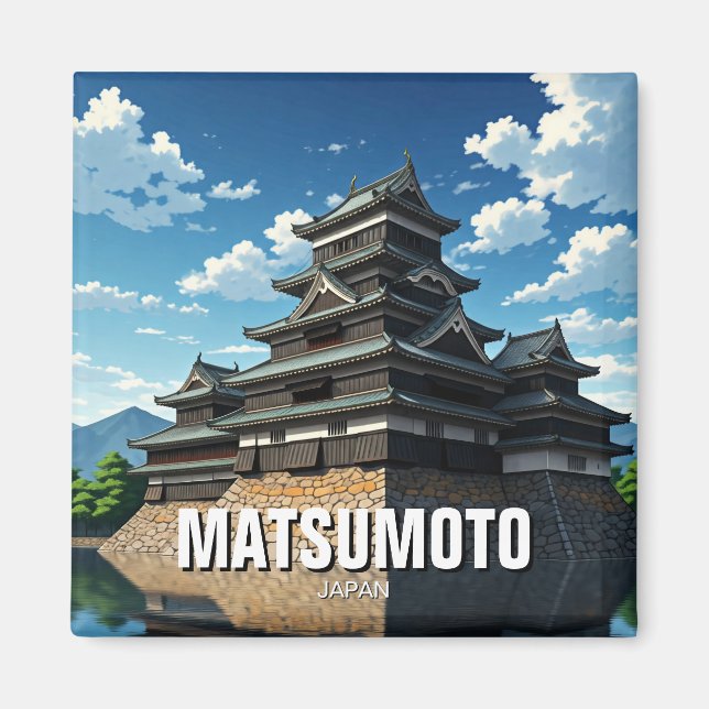 Imán Castillo de Matsumoto Japón (Frente)