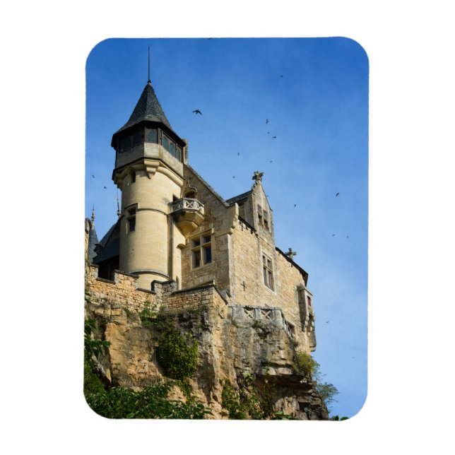Imán Castillo de Montfort, Dordoña, Francia (Vertical)