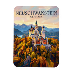 Imán Castillo de Neuschwanstein Alemania