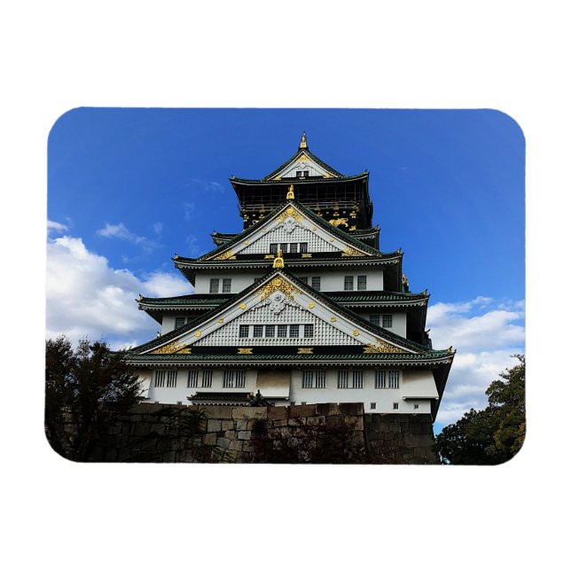 Imán Castillo de Osaka, Japón #1 Magnet (Horizontal)