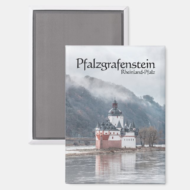 Imán Castillo de Pfalzgrafenstein (Anverso/Reverso)