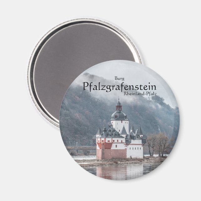Imán Castillo de Pfalzgrafenstein - Alemania (Anverso/Reverso)