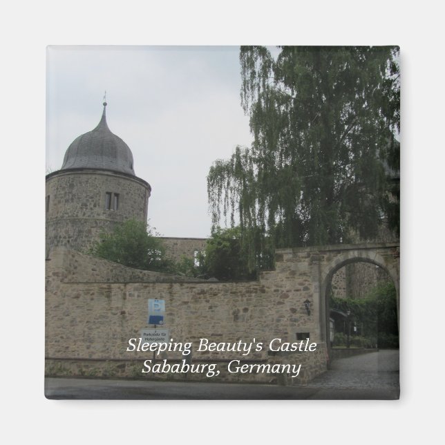 Imán Castillo de Sababurg - Castillo de la Bella Durmie (Frente)