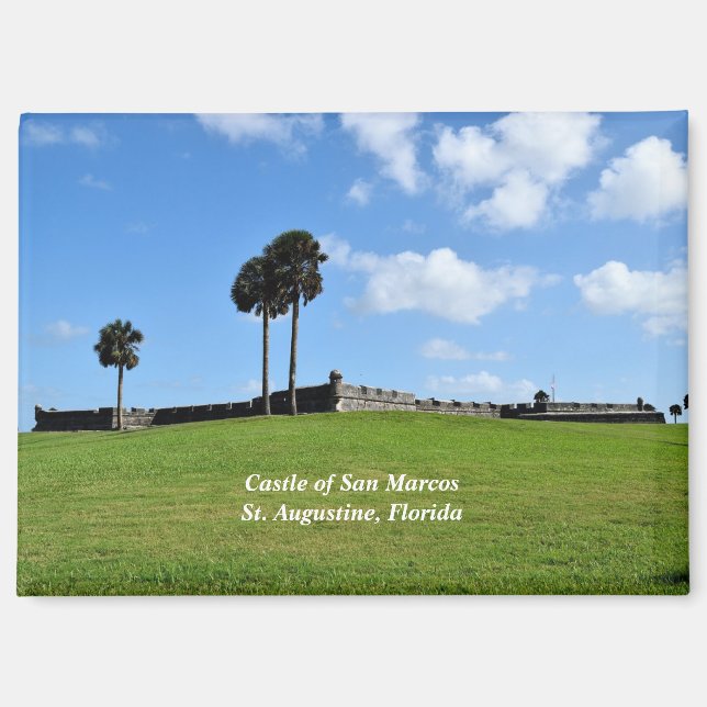 Imán Castillo de San Marco San Agustín, Florida (Anverso)