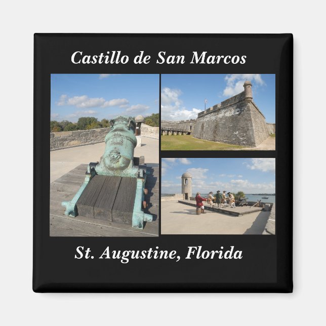 Imán Castillo de San Marcos (Frente)