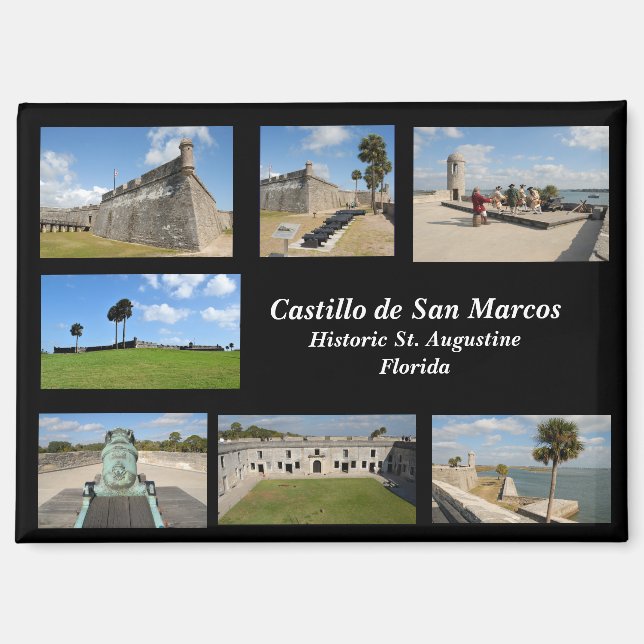 Imán Castillo de San Marcos (Anverso)