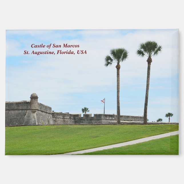 Imán Castillo de San Marcos San Agustín, Florida (Anverso)