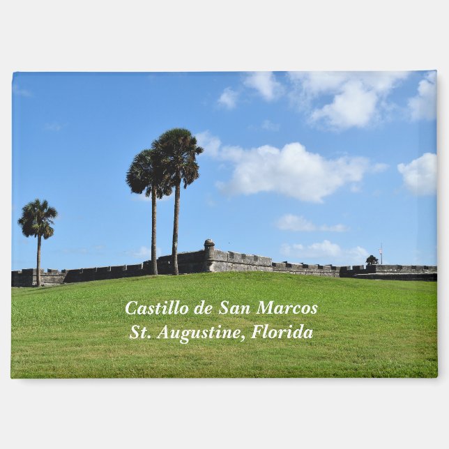 Imán Castillo de San Marcos San Agustín, Florida (Anverso)