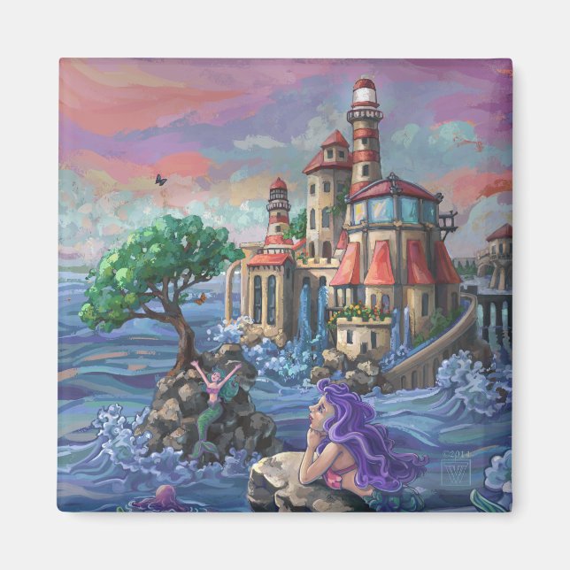 Imán Castillo de Sirena (Frente)