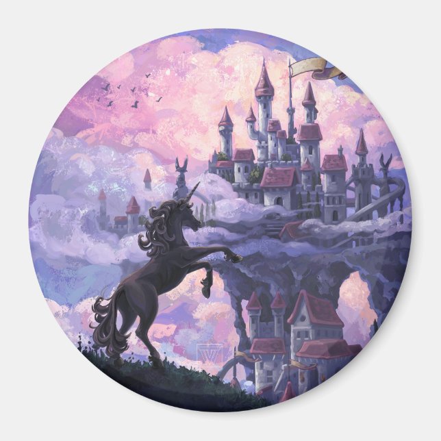 Imán Castillo de Unicornio (Frente)