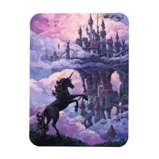 Imán Castillo de Unicornio (Vertical)