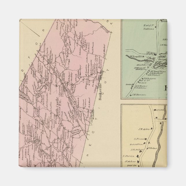 Imán Castillo del Norte, Nueva York (Frente)