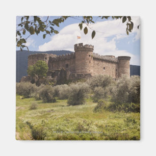 Imán Castillo del siglo XV del duque Of Alburquerque