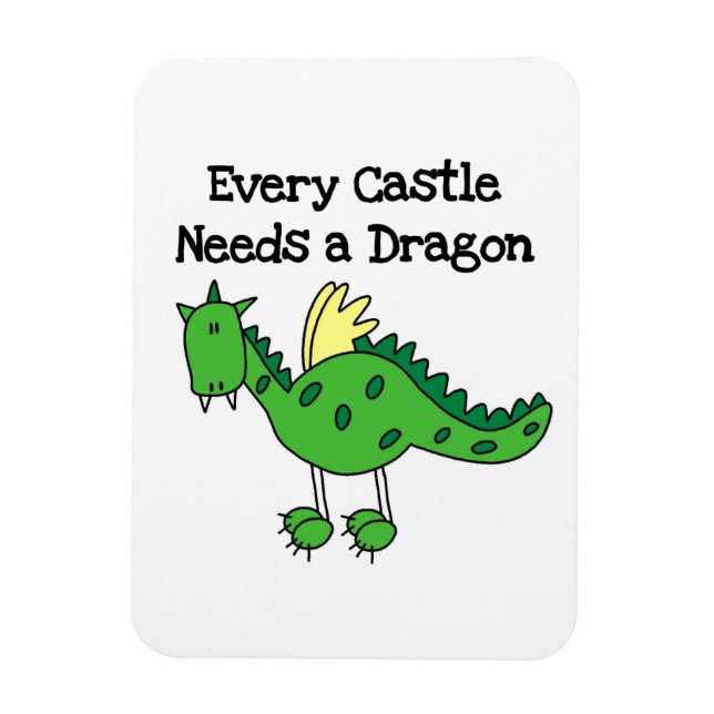 Imán Castillo Dragón (Vertical)