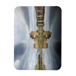 Imán Castillo Eilean Donan con reflexión en Escocia