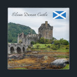 Imán Castillo Eilean Donan, Loch Duich - Escocia, Reino<br><div class="desc">Castillo Eilean Donan,  Loch Duich,  Highlands,  Escocia,  Reino Unido. El castillo se fundó en el siglo XIII y se convirtió en un bastión del Clan Mackenzie y sus aliados el Clan Macrae.</div>