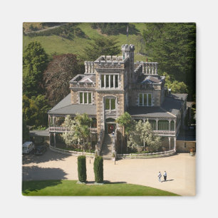 Imán Castillo Larnach, Dunedin, Nueva Zelanda - aéreo
