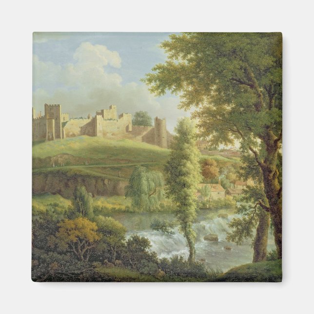 Imán Castillo Ludlow con Dinham Weir, de la Sudoeste (Frente)