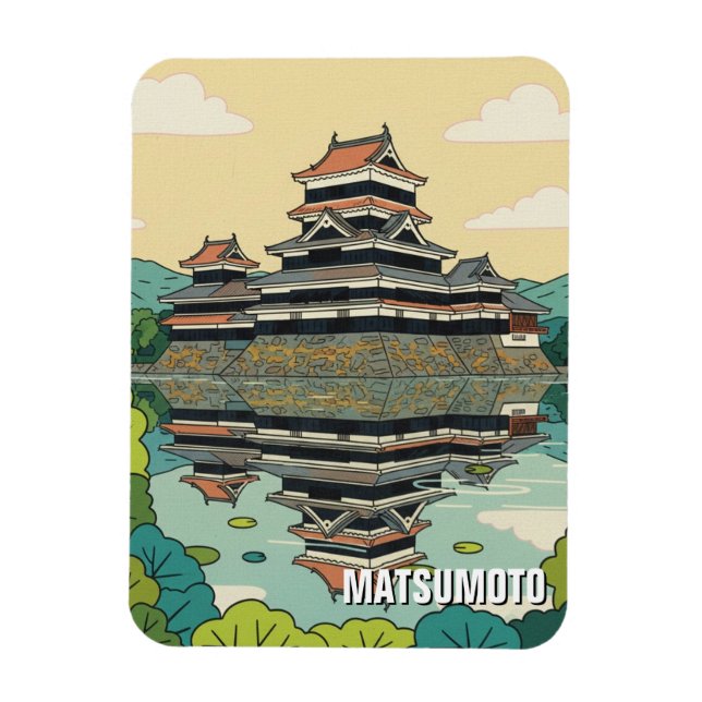 Imán Castillo Matsumoto Japón (Vertical)