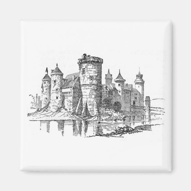 Imán Castillo medieval (Frente)