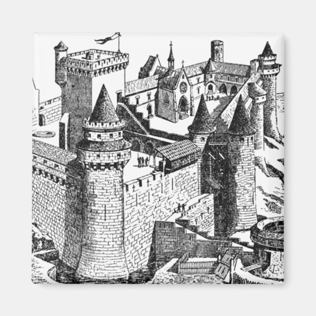 Imán Castillo medieval (Frente)